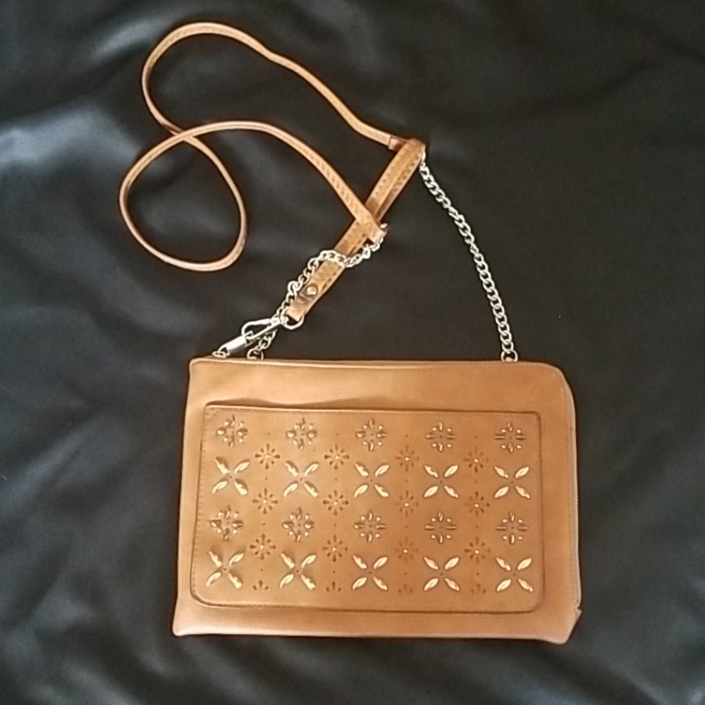 Carlos Santana veagan Leather clutch - Picture 2 of 11